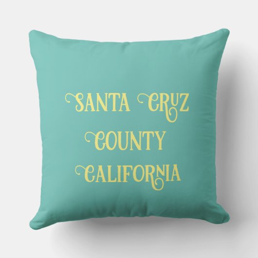 カリフォルニア州サンタクルーズ郡のプレジャーポイント クッション (裏面)