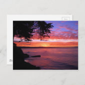 カリフォルニア州サンタクルーズ。サンライズ ポストカード (正面/裏面)