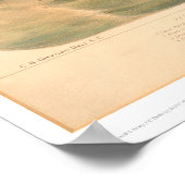 カリフォルニア州サンタクルーズ。パノラママップ(1586A) – 復元 ポスター (角)