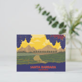 カリフォルニア州サンタバーバラのブドウ園 ポストカード (スタンド正面)
