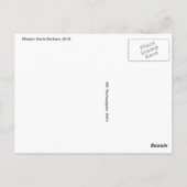 カリフォルニア州サンタバーバラミッション ポストカード (裏面)