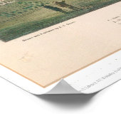 カリフォルニア州サンタバーバラ。パノラママップ1877 (1581A) ポスター (角)