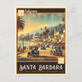 カリフォルニア州サンタバーバラ |ヴィンテージ ポストカード