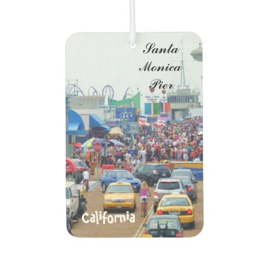 カリフォルニア州サンタモニカピアケース カーエアーフレッシュナー (正面)