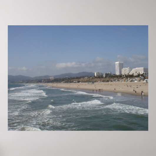 カリフォルニア州サンタモニカ ポスター (正面)