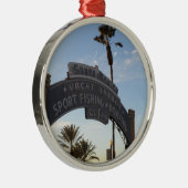 カリフォルニア州サンタモニカ メタルオーナメント (右)