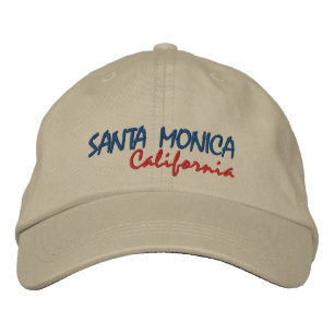 カリフォルニア州サンタモニカ 刺繍入りキャップ