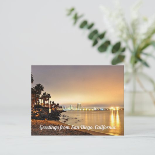 カリフォルニア州サンディエゴのはがき ポストカード (スタンド正面)
