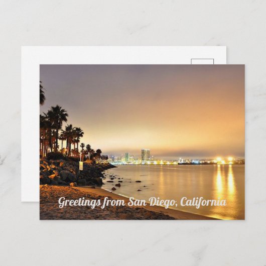 カリフォルニア州サンディエゴのはがき ポストカード (正面/裏面)