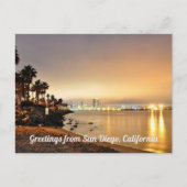 カリフォルニア州サンディエゴのはがき ポストカード (正面)