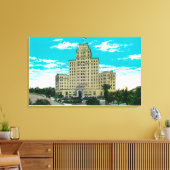 カリフォルニア州サンディエゴのエルコルテスホテル キャンバスプリント (インサイチュ (リビング))