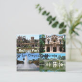 カリフォルニア州サンディエゴのバルボア公園 ポストカード (スタンド正面)