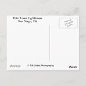カリフォルニア州サンディエゴのポイントロマライトハウス ポストカード (裏面)
