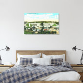 カリフォルニア州サンディエゴの航空写真 キャンバスプリント (インサイチュ (寝室))