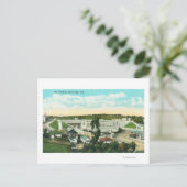 カリフォルニア州サンディエゴの航空写真 ポストカード (スタンド正面)