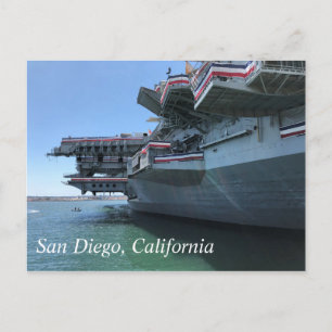 カリフォルニア州サンディエゴのUSS Midway ポストカード