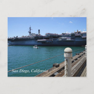 カリフォルニア州サンディエゴのUSS Midway ポストカード