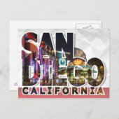カリフォルニア州サンディエゴはがき ポストカード (正面/裏面)