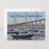 カリフォルニア州サンディエゴはがき ポストカード (正面/裏面)