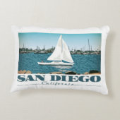 カリフォルニア州サンディエゴスペインのランディング アクセントクッション (裏面)
