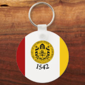 カリフォルニア州サンディエゴ国旗 キーホルダー (裏面)