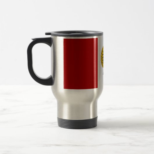 カリフォルニア州サンディエゴ国旗 トラベルマグ (左)