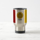 カリフォルニア州サンディエゴ国旗 トラベルマグ (中央)