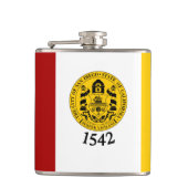 カリフォルニア州サンディエゴ国旗 フラスク (正面)