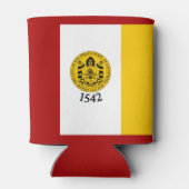 カリフォルニア州サンディエゴ国旗 缶クーラー (裏面)