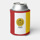 カリフォルニア州サンディエゴ国旗 缶クーラー (缶裏面)