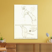 カリフォルニア州サンディエゴ キャンバスプリント (インサイチュ (リビング))