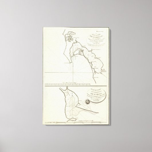 カリフォルニア州サンディエゴ キャンバスプリント (正面)