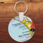 カリフォルニア州サンディエゴ キーホルダー (正面)