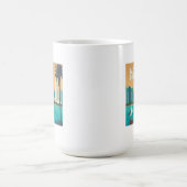 カリフォルニア州サンディエゴ コーヒーマグカップ (中央)