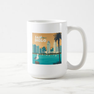カリフォルニア州サンディエゴ コーヒーマグカップ