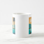 カリフォルニア州サンディエゴ コーヒーマグカップ (中央)