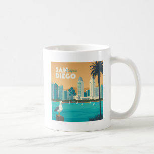 カリフォルニア州サンディエゴ コーヒーマグカップ