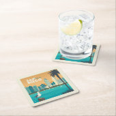 カリフォルニア州サンディエゴ スクエアペーパーコースター (インサイチュ)