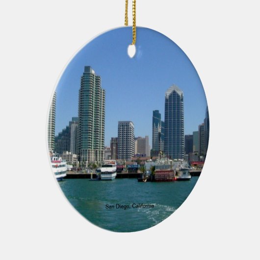 カリフォルニア州サンディエゴ セラミックオーナメント (右)