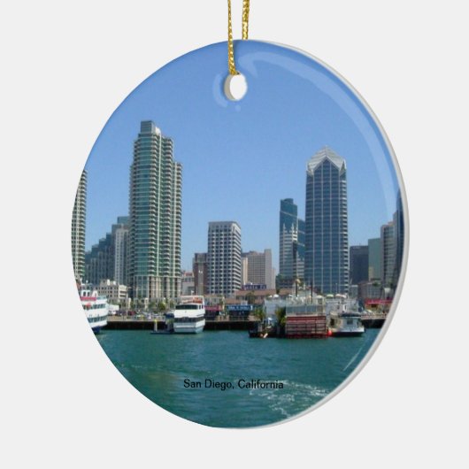カリフォルニア州サンディエゴ セラミックオーナメント (左)