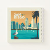 カリフォルニア州サンディエゴ ノートブック (裏面)