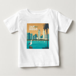 カリフォルニア州サンディエゴ ベビーTシャツ