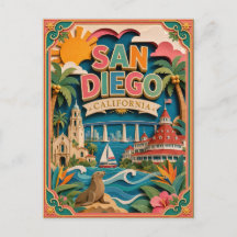 カリフォルニア州サンディエゴ ペーパーアート