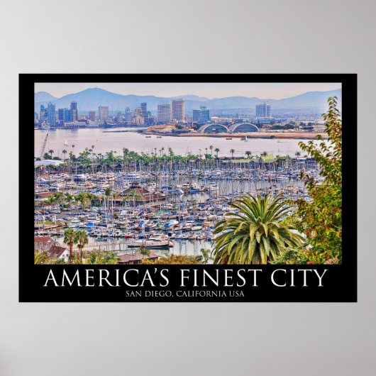 カリフォルニア州サンディエゴ ポスター (正面)