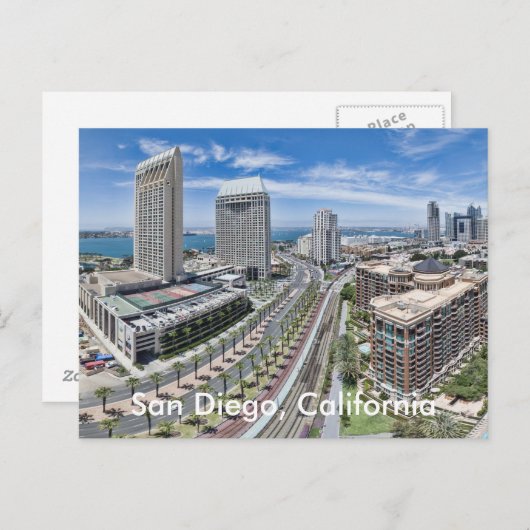 カリフォルニア州サンディエゴ ポストカード (正面/裏面)