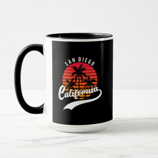カリフォルニア州サンディエゴ マグカップ (左)