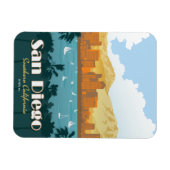 カリフォルニア州サンディエゴ マグネット (横)