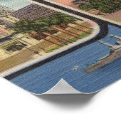 カリフォルニア州サンディエゴ – ラージレターシーン2 ポスター (角)