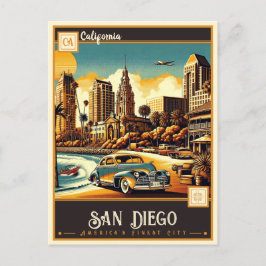 カリフォルニア州サンディエゴ |ヴィンテージ ポストカード