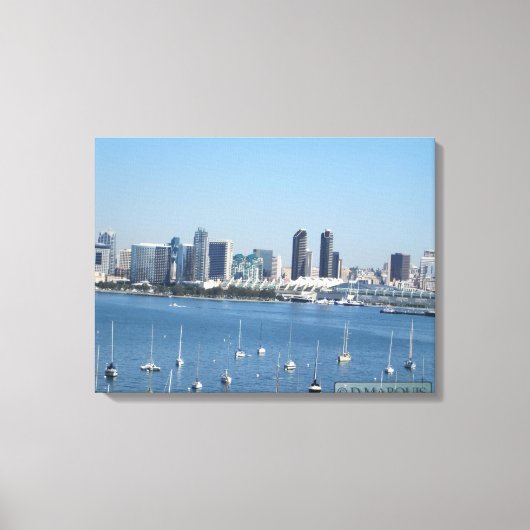 カリフォルニア州サンディエゴ#1 キャンバスプリント (正面)